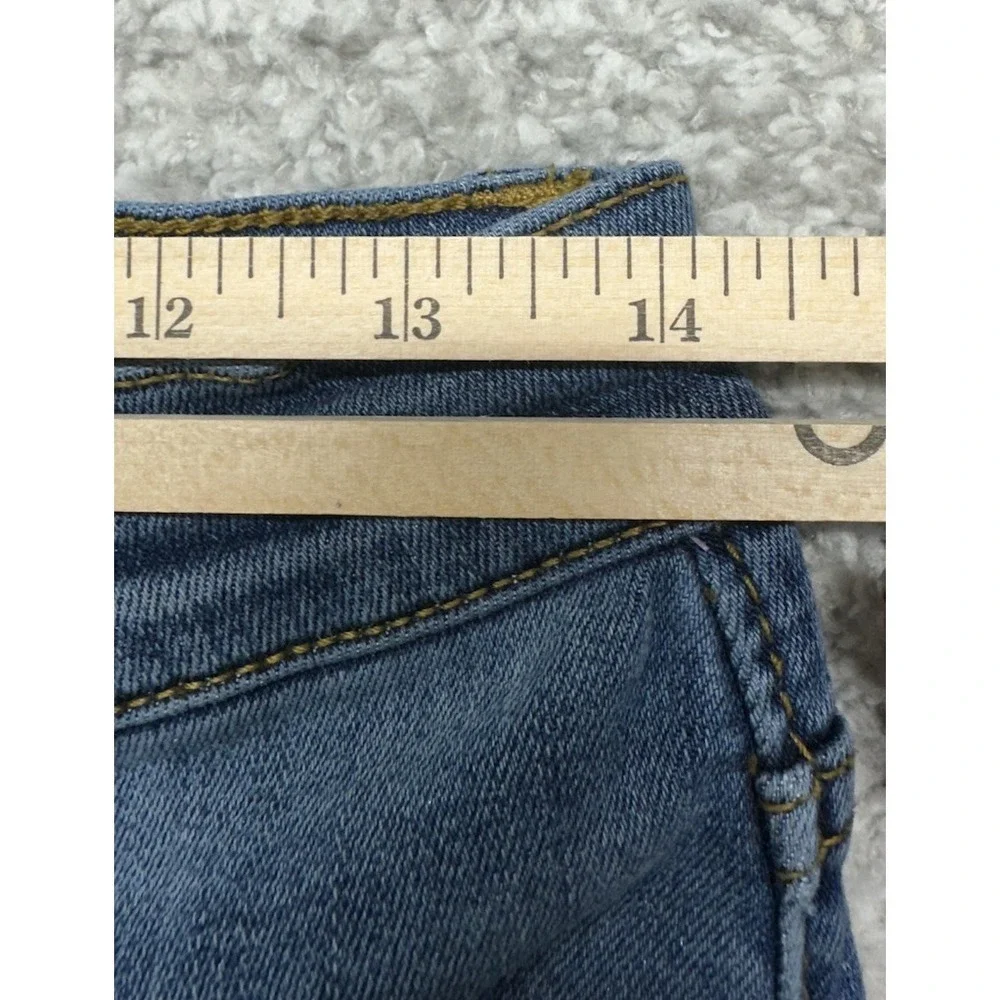 J. Crew 9" High Rise Skinny Jeans Woman's Size 28 Blue Stretch‎ Pockets Denim - Picture 6 of 8